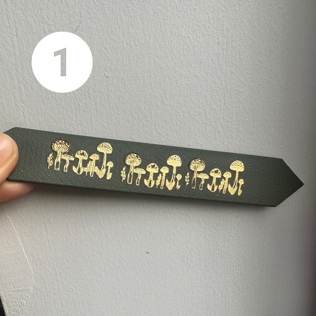 Gold mushroom collars SECONDS