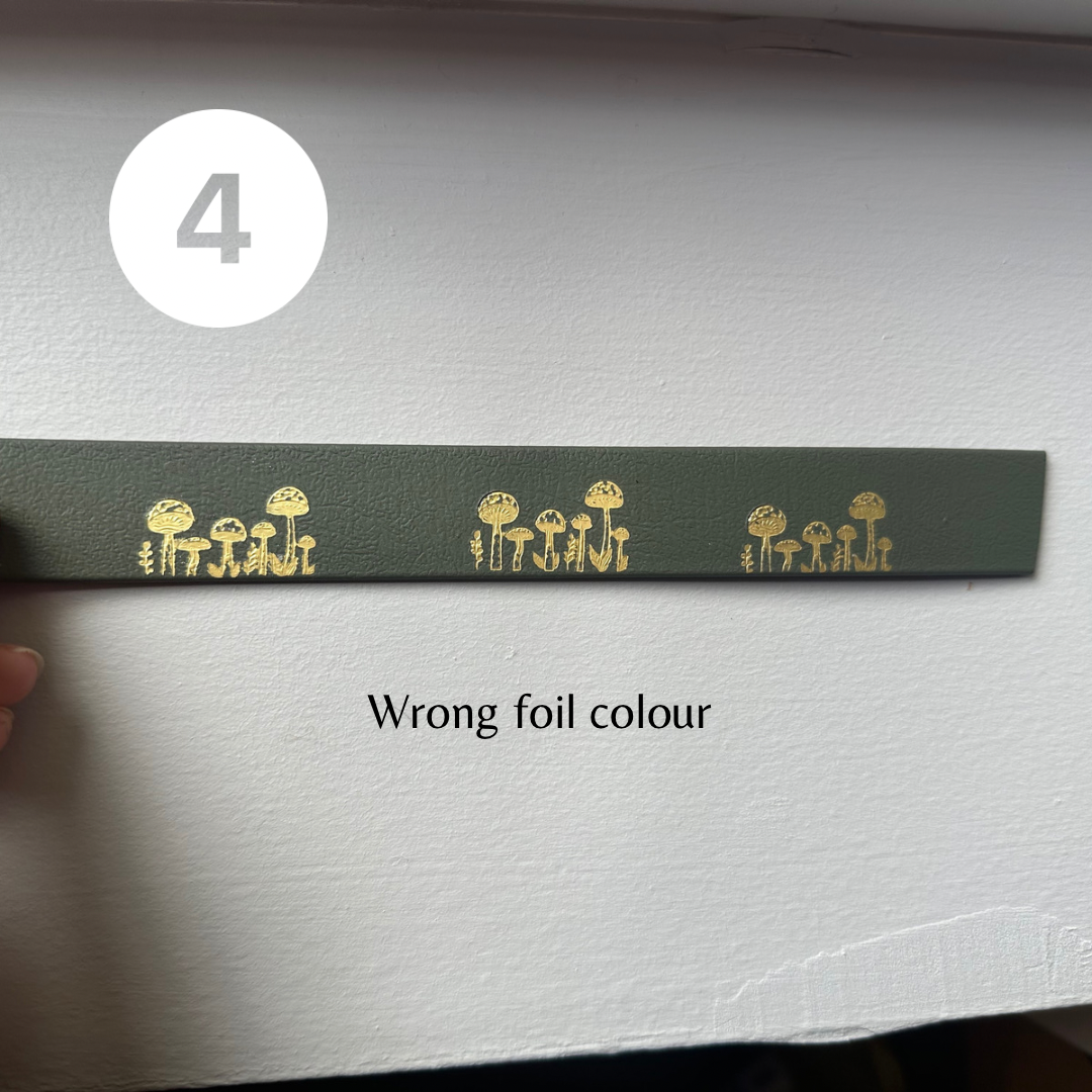 Gold mushroom collars SECONDS
