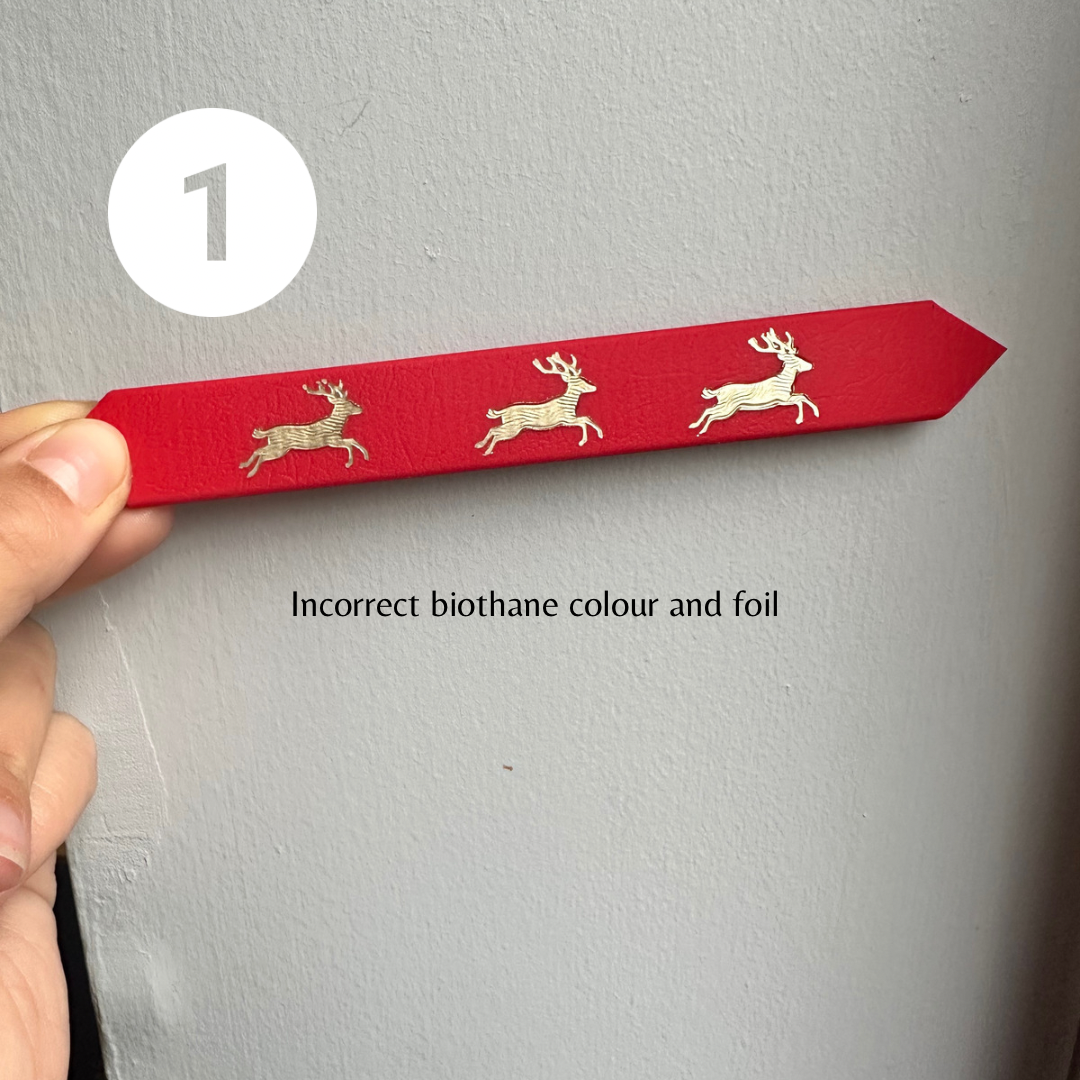 Festive reindeer collars SECONDS