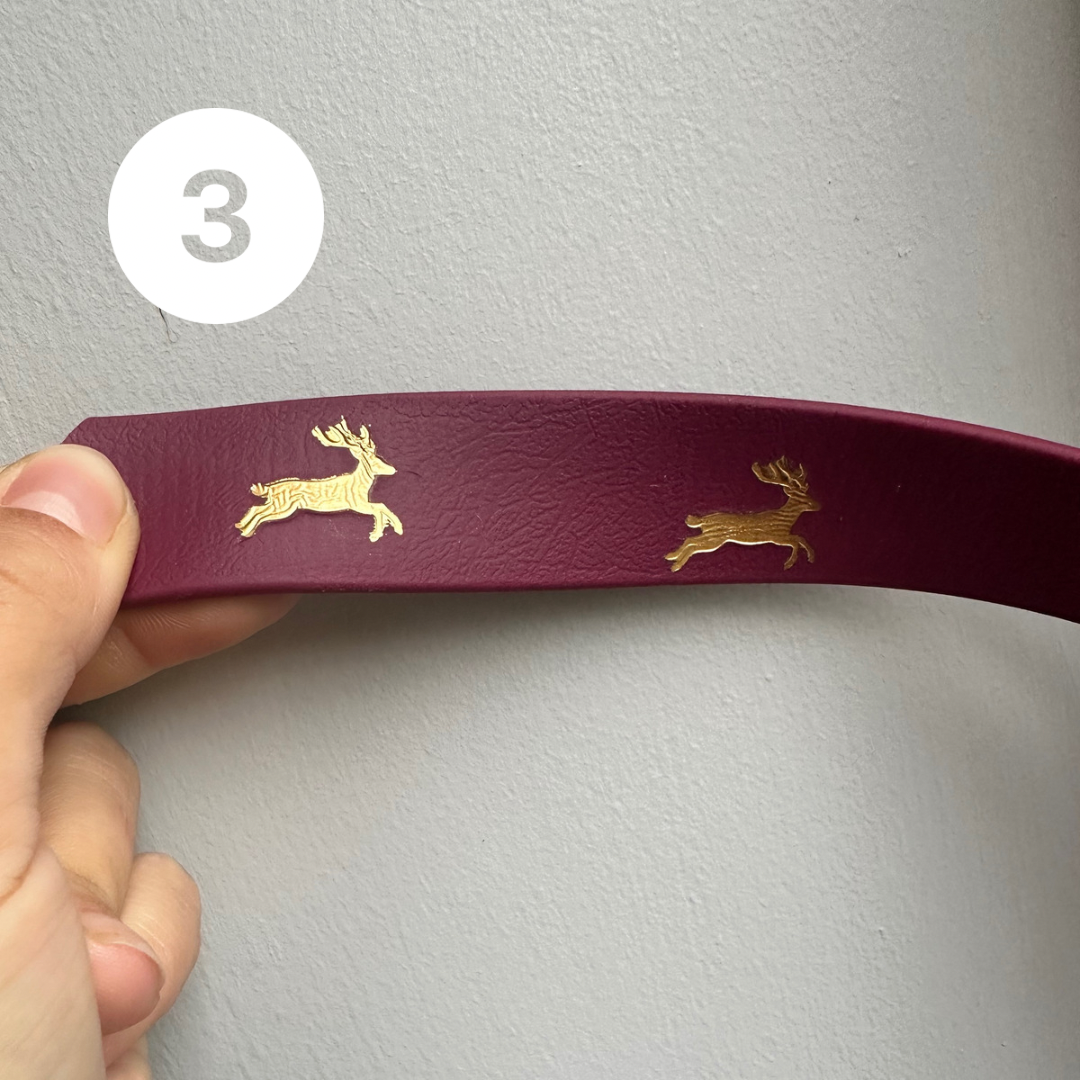 Festive reindeer collars SECONDS