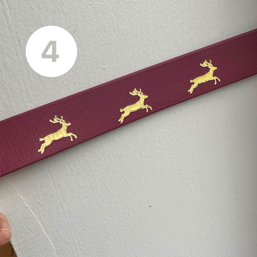 Festive reindeer collars SECONDS