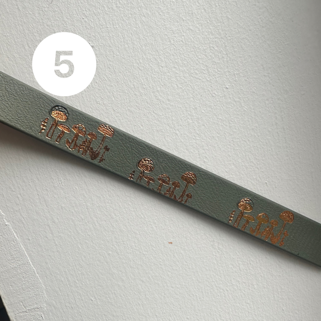 Copper mushroom collars SECONDS