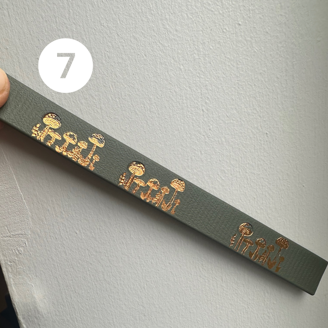 Copper mushroom collars SECONDS