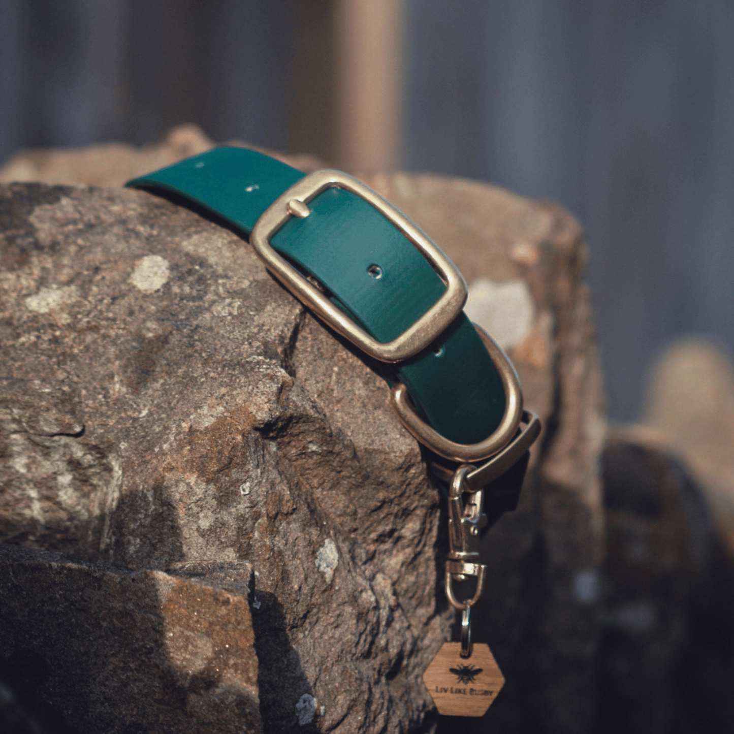 Biothane Hunter Green Dog Collar