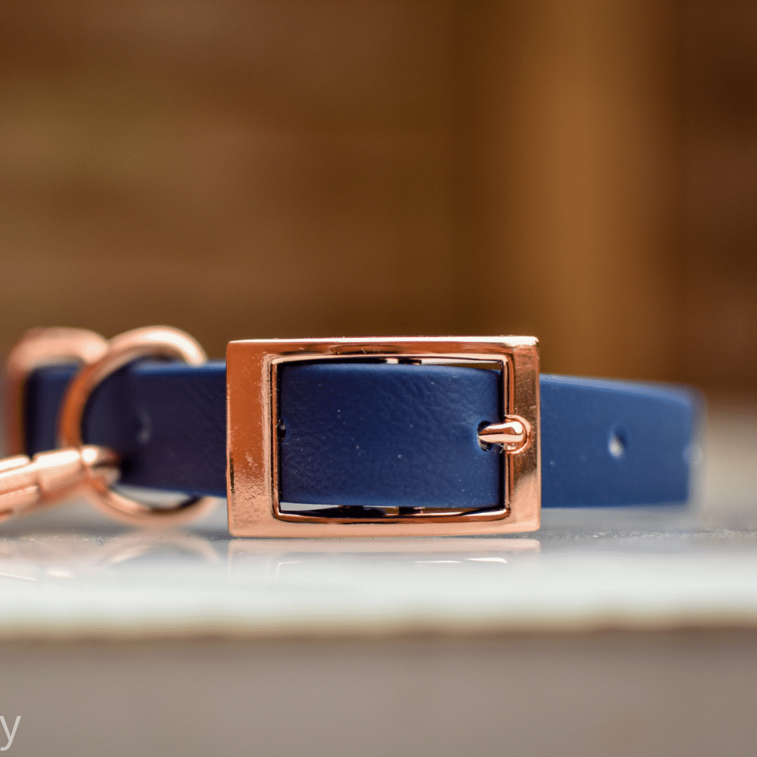 Biothane Navy Dog Collar