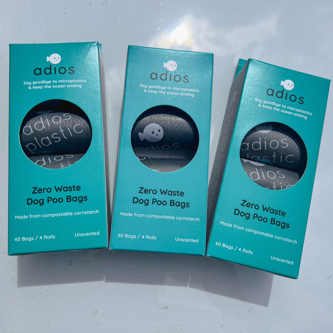 Adios Plastic | Compostable Dog Poo Bags