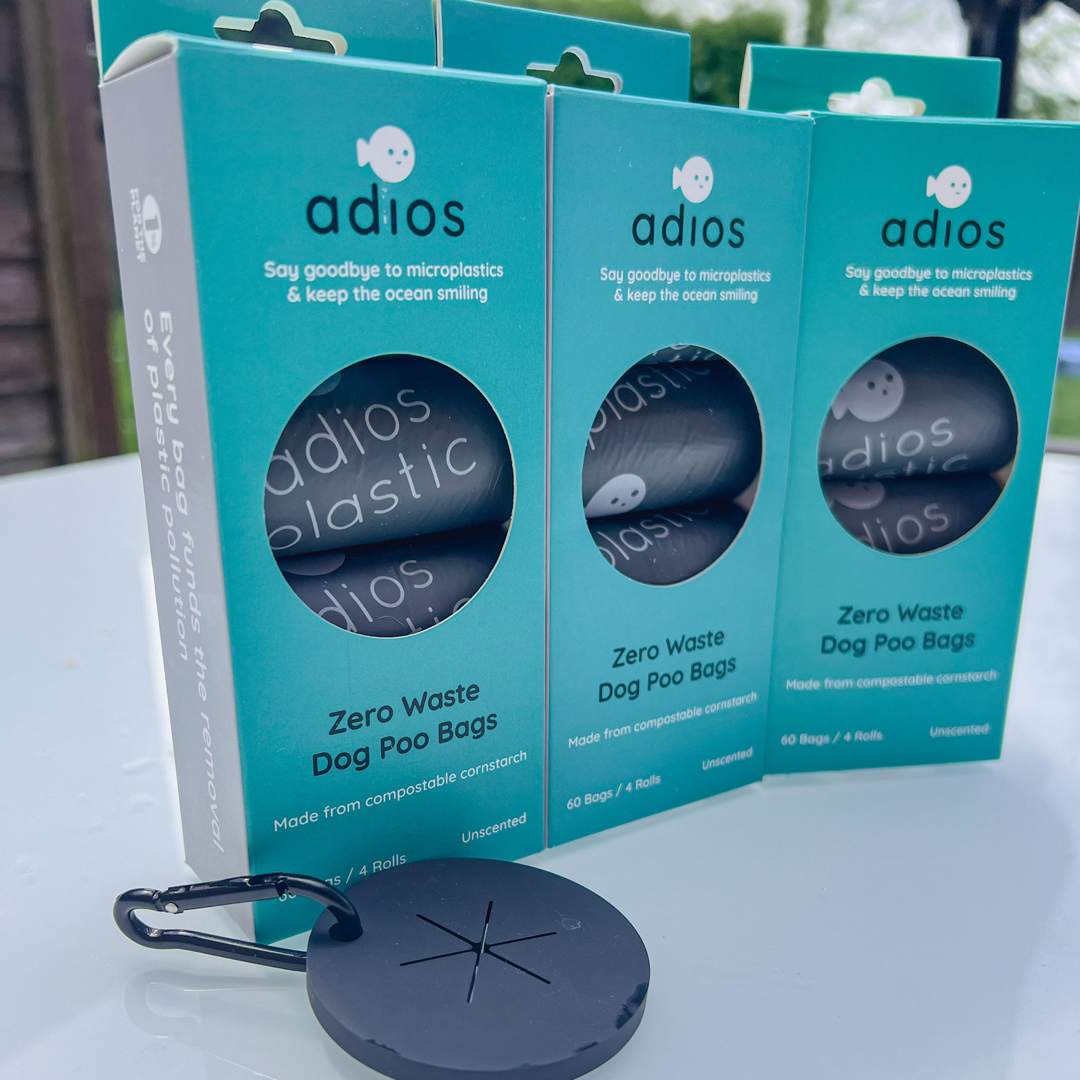 Adios Plastic | Compostable Dog Poo Bags