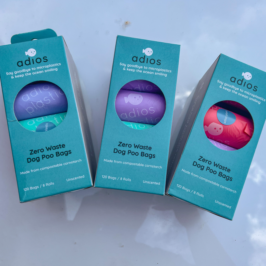 Adios Plastic | Compostable Dog Poo Bags