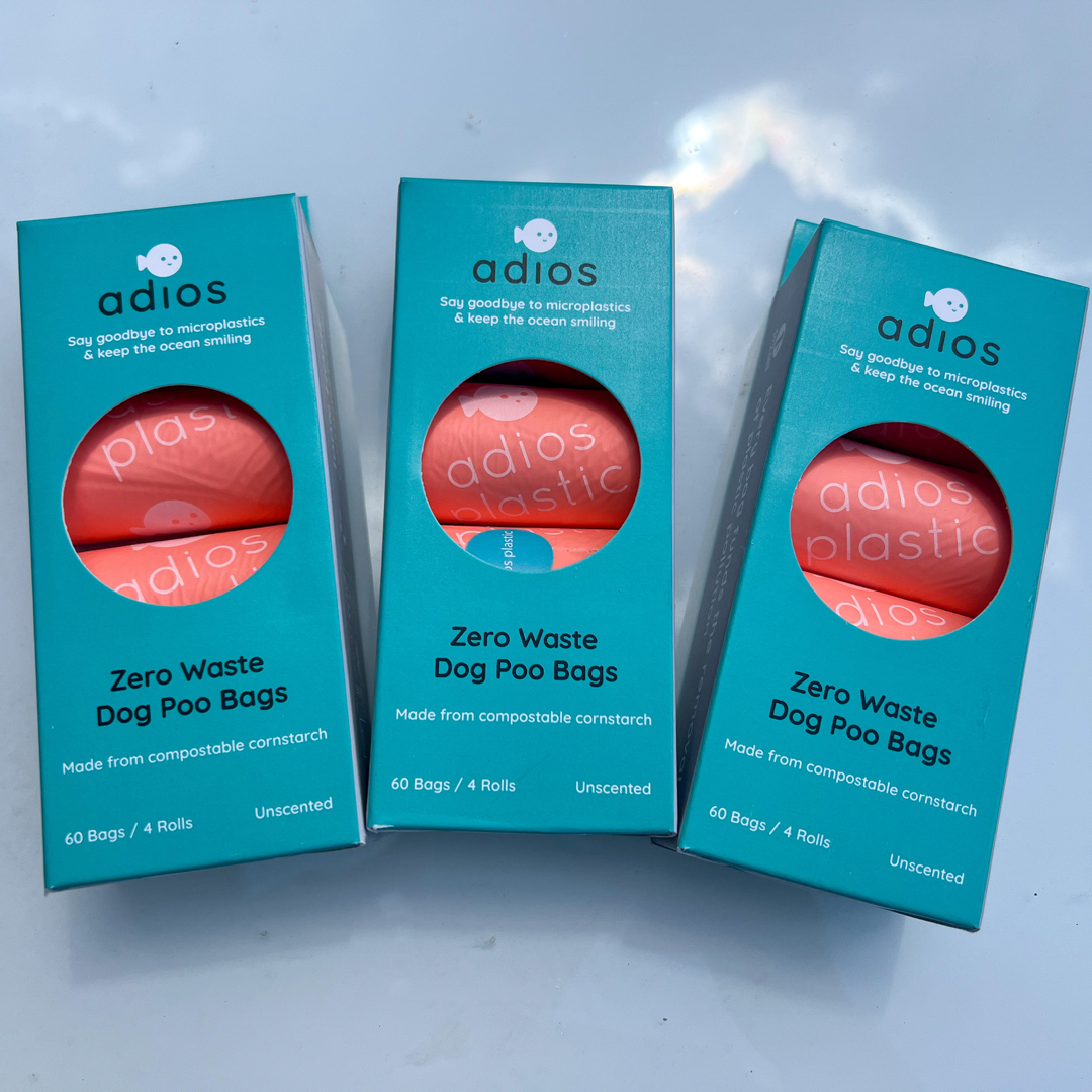 Adios Plastic | Compostable Dog Poo Bags