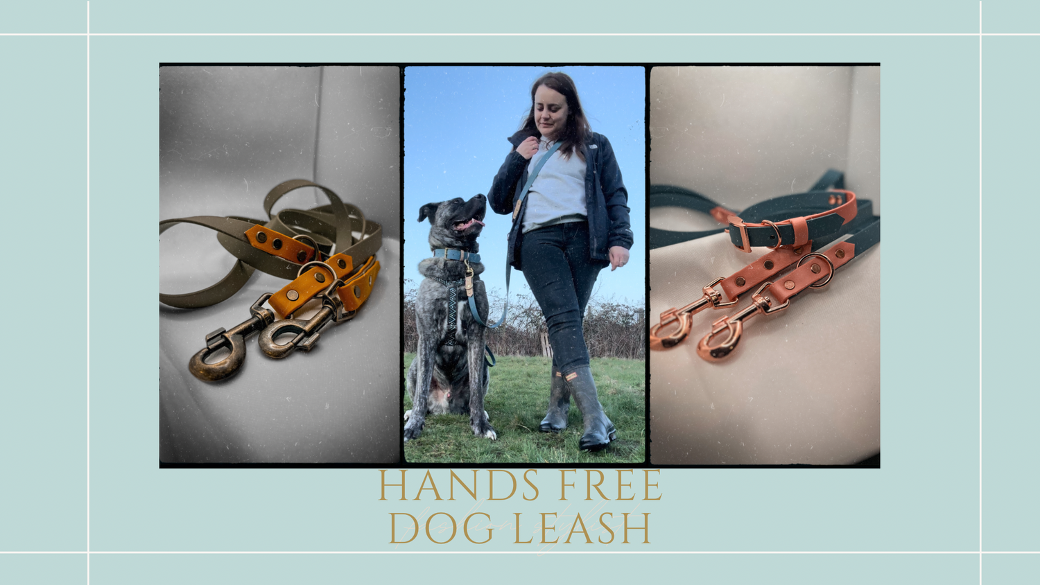 The best cross body hands free dog leash Liv Like Busby