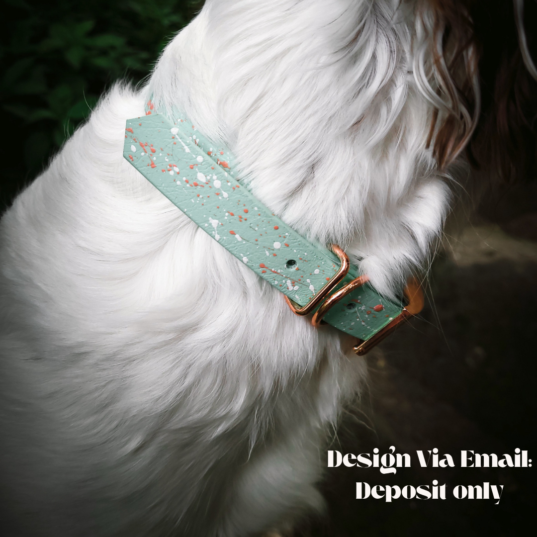 Design Via Email: Splatter Collar Deposit