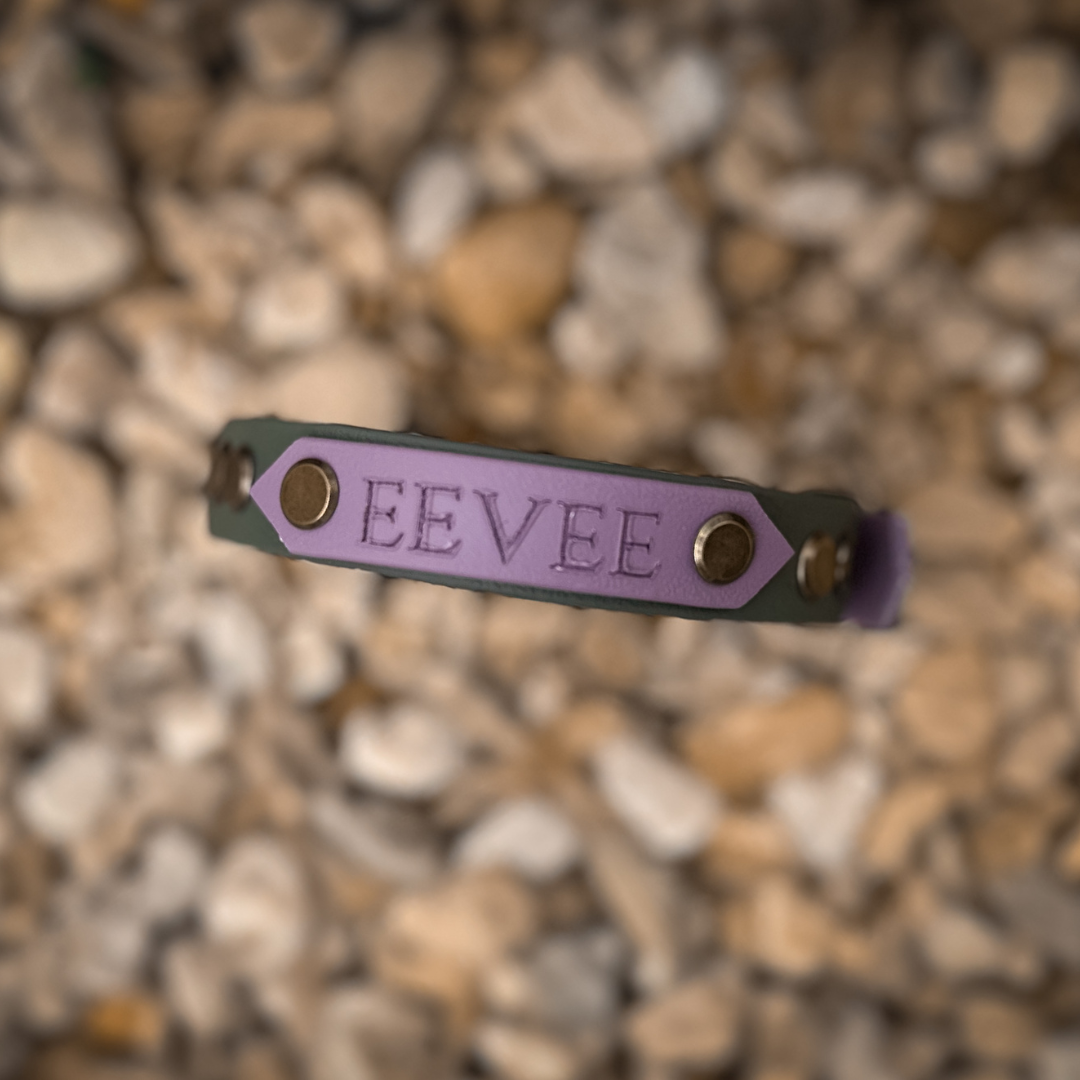 Mauve and Foliage Green Collars